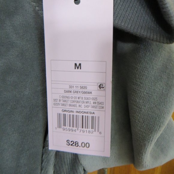 NWT Wild Fable Zip Grey Sweatshirt Size Medium - TARGET Brand - Picture 8 of 10